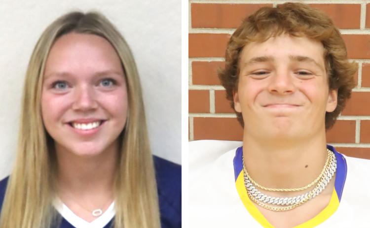 Each week during the school year, the Polk County News will select a male and female Athlete of the Week.