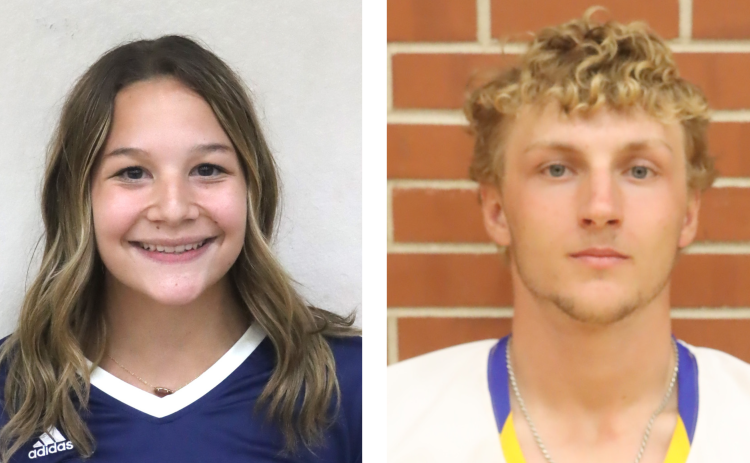 Each week during the school year, the Polk County News will select a male and female Athlete of the Week.
