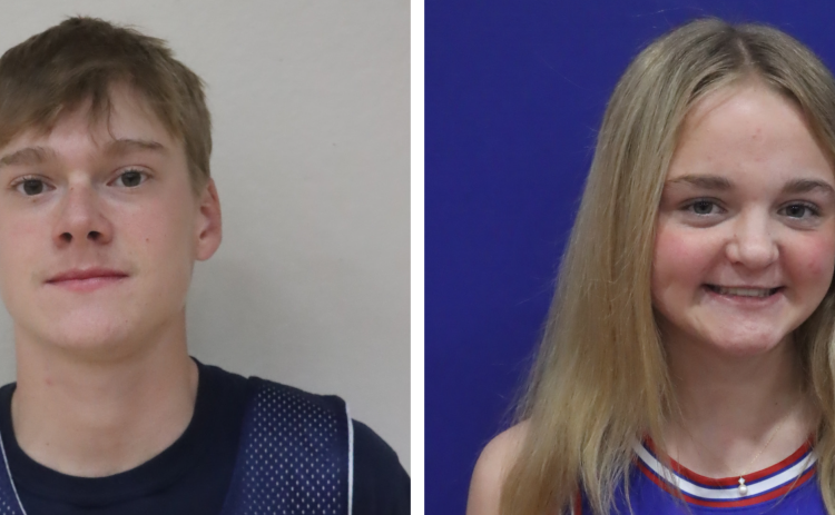 Each week during the school year, the Polk County News will select a male and female Athlete of the Week.