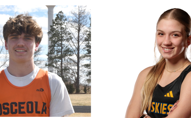 Each week during the school year, the Polk County News will select a male and female Athlete of the Week.