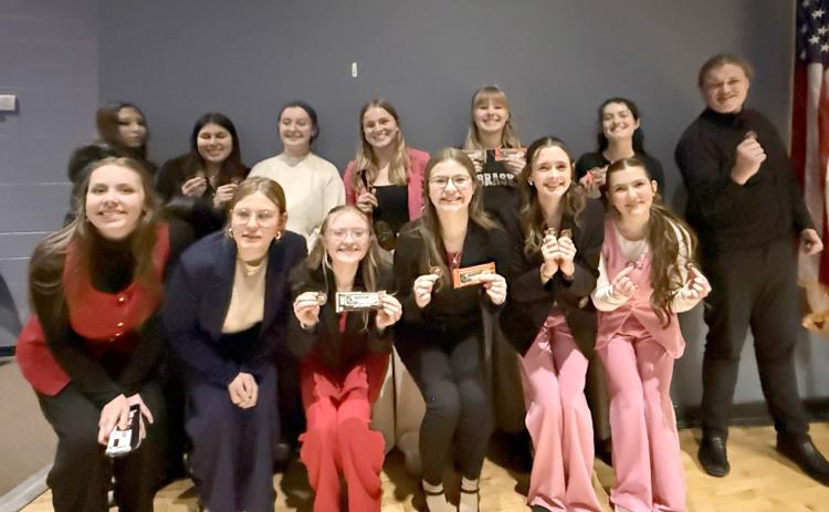 Cross County speech competed in Grand Island. Photo provided.