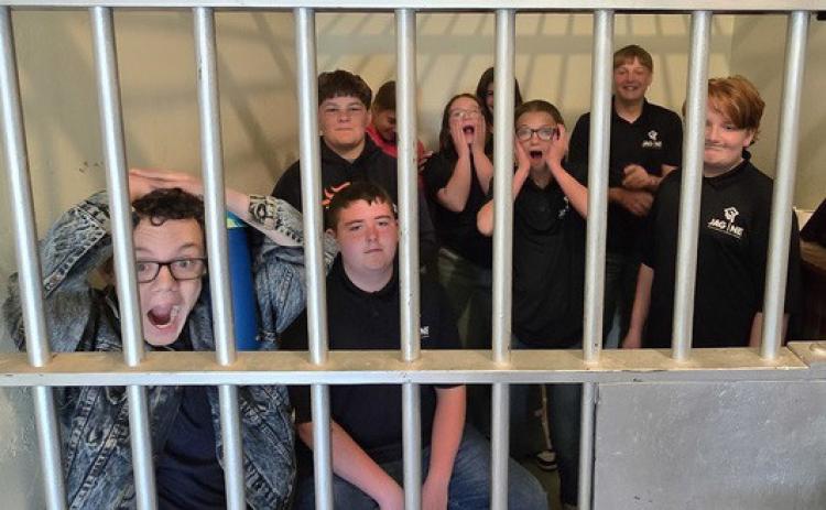 Seventh grade students from Osceola visited the Polk County Courthouse in Osceola. They also had a mock trial and they were treated to visits throughout the third floor of the courthouse during their outing. Photo was provided.