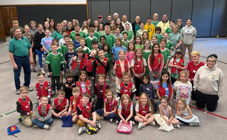 Stromsburg AWANA is ending soon, just two more weeks. Last week a group picture was taken of all the clubbers and volunteer helpers. Come on Wednesday, April 22nd at 7 PM for awards night! See how much the clubbers have accomplished. PCN photo by Rick Holtz.