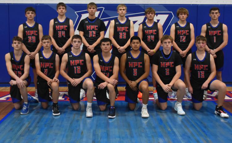 Front row: Eli Bagwell, Jacob Lesiak, Haden Helgoth, Cameron Bohaboj, Raul Marino, Carson Swedenburg, Cameron Reed Back row: Kyler Hans, Maddix Fuhrman, Carter Urkoski, Brodey Spurling, Ayden Hans, Chase Owens, Gavin Morris Not pictured: Leland Pike, Karson Manka