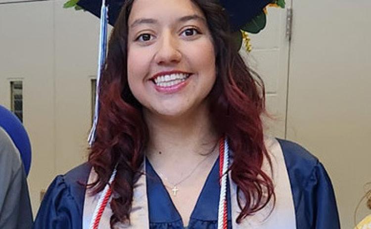 Ellie Pinley graduated Saturday. Photo provided.