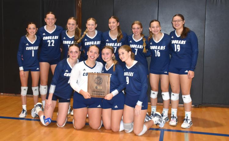 Above: The Cross County Cougars placed second in the Crossroads conference tournament. Below: Osceola brought home third place. PCN photos by Beth Sparrow.