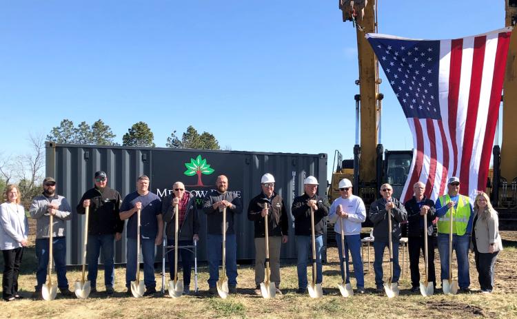 Above: Osceola broke ground last week on the new Fox Run subdivision.