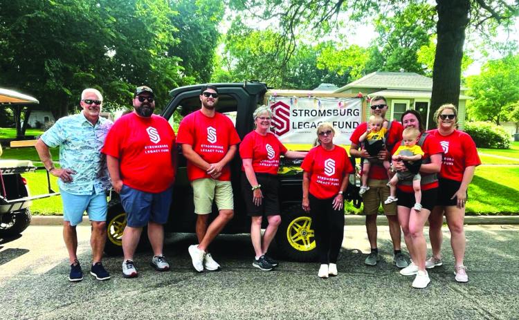Above: The Stromsburg Legacy Fund Advisory Committee Members: Troy Lindsley, Zach Hamm, Ross Eller, Cheri Giannou, Margie Berggren, Cale Pallas, Jessica Pallas, Liz Hamm. (Not Pictured: Sherry Oberg, Nancy Hengelfelt, Barb Fowler) Photo provided.