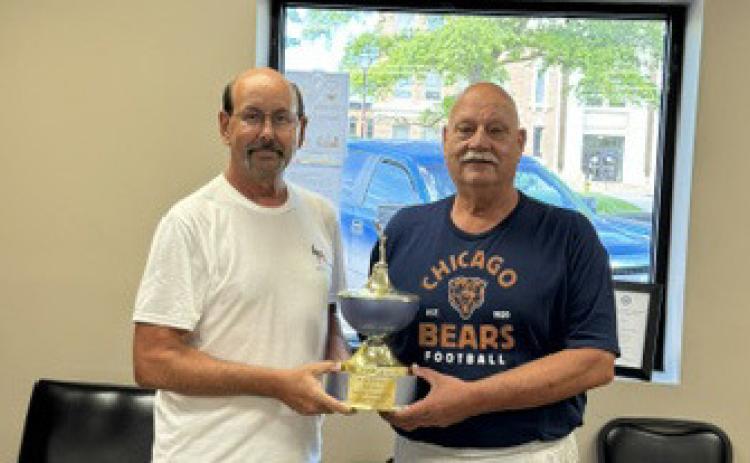 Pool champs for the month of August were Mark Erhart and Craig Page from Osceola. Photo provided