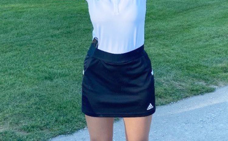 Shelby-Rising City senior Aurora Slusarski shot a 51 on Monday at the Huskies dual with Exeter-Milligan. Photo provided by SRC Schools