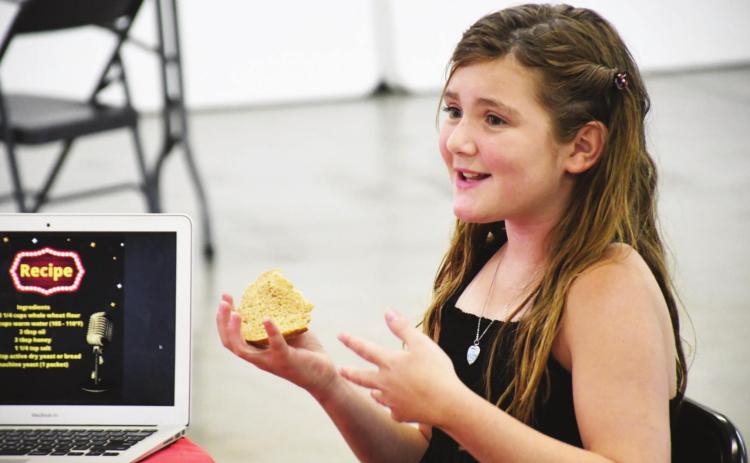 Lilly Cramer of Stromsburg baked whole wheat bread for her Culinary Challenge dish. Cramer was named Grand Champion of the intermediate division.