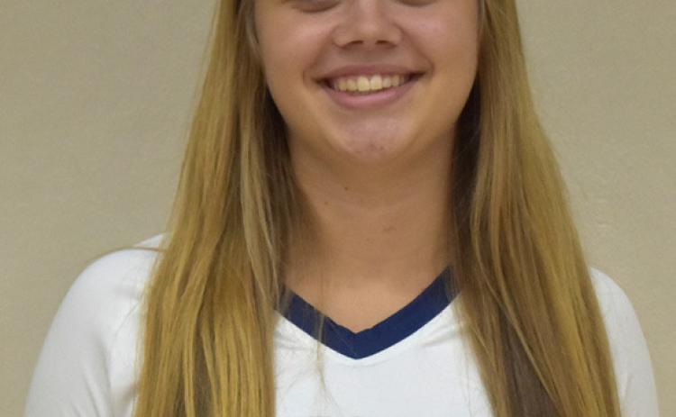 EDEN PETERSON “Edie” got two ace serves at the North Bend Central game and set up over 50 assists in two games.