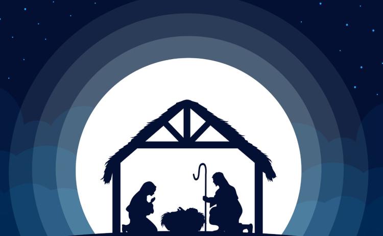 Nativity scene. Graphic provided.