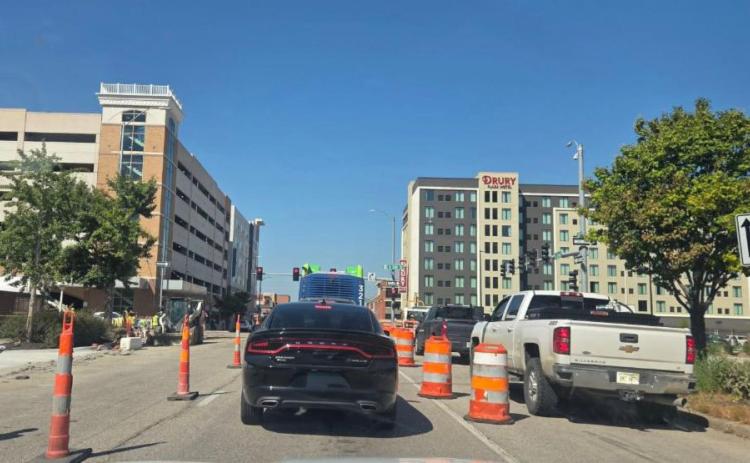 Construction in Lincoln will more than likely make game day traffic more difficult than it has been in the past. The downtown area will be the most difficult with construction still in progress on O Street. Photo was provided.