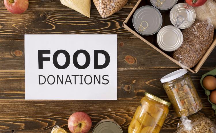 Food donations are appreciated as some people are without food stamps. Graphic provided.