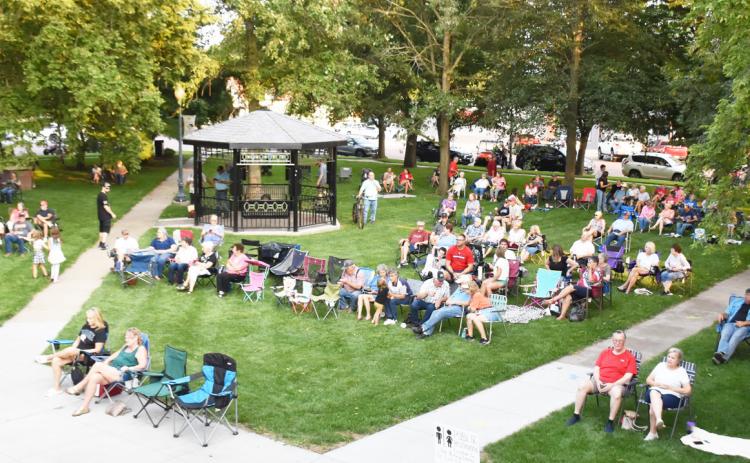 Vendors, music, food and games were all part of the First Friday Event held at the Stromsburg Square this past Friday night. PCN photos by Beth Sparrow.