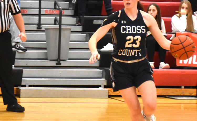 Lindee Kelley will be one of the leaders on Cross County’s girls basketball team. PCN file photo.