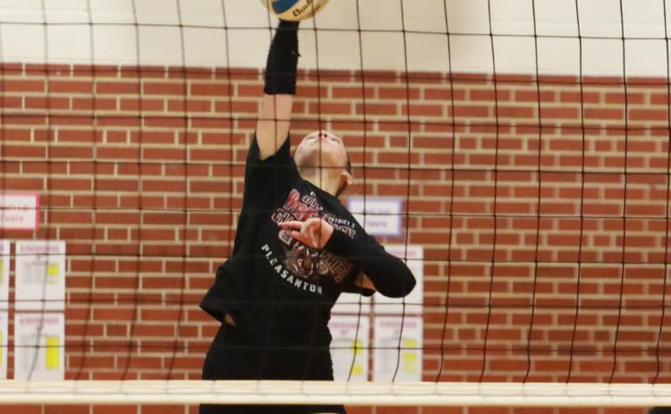 High Plains senior Hallie Jo Urkoski recorded 185 kills (second on the team) in 2026 and will be relied on heavily this year with the graduation of six seniors. PCN photo by Ken Kush.