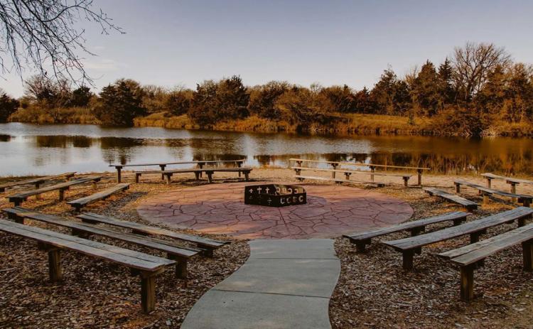 This beautiful setting by the river provides campers a place to gather for prayer, singing and fellowship. PCN file photo.