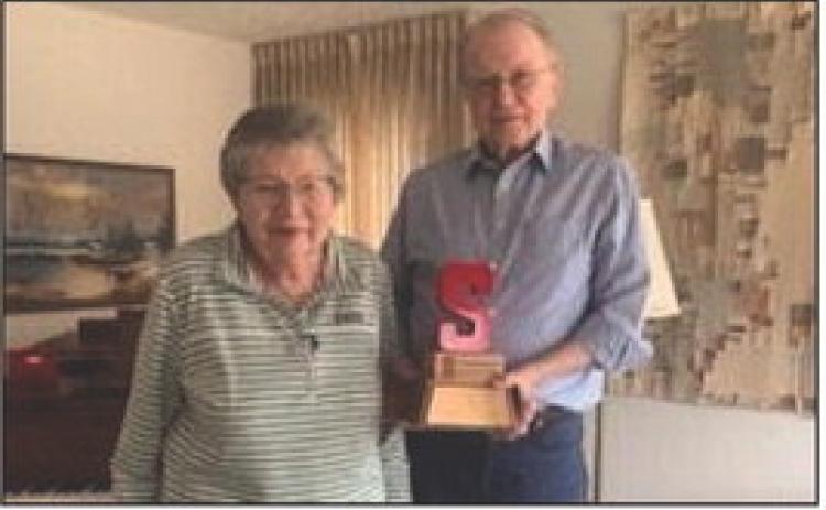 Above: Fred and MaryAnne Guggenmos donated the first $100,000 to get the fund going. Photo provided. Since then SLF received $100,000 from Cornerstone Bank, $2500 from the Joy Foundation and a total of $109,400 from several donors along with ALL of the board members.