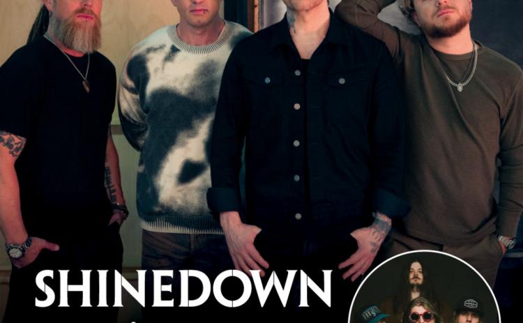 Above: Shinedown is one of the ticketed bands who will be performing at the Nebraska State Fair. Photo provided.