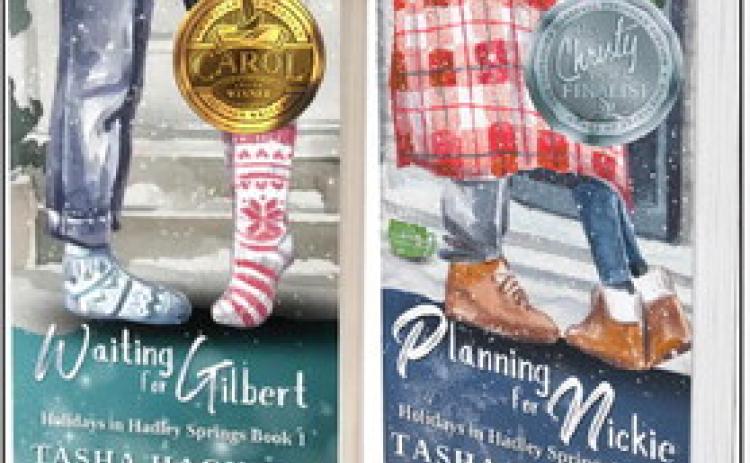 Above: Tasha Hackett’s book Planning for Nickie (right) was nominated for a Christy award. Photo provided.