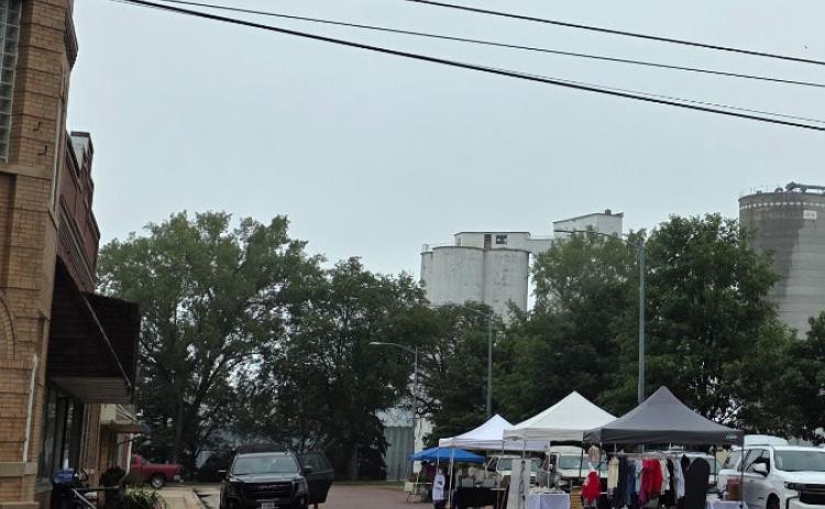 The Polk Market was held on Saturday with local vendors. Many sold their items in the community building and outside around main street. Photo provided.
