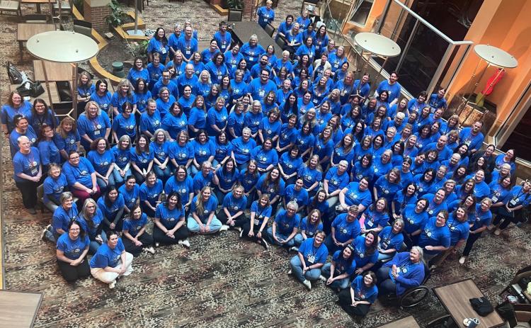 Nebraska Municipal Clerks celebrate 50 years at their annual conference in Omaha. Photo provided.