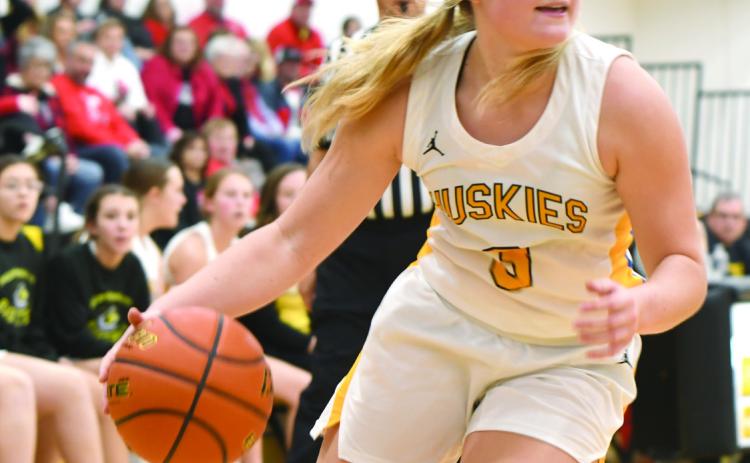 Ava Larmon scored a career-high 30 points on Friday as the Huskies beat the Mustangs. PCN file photo by Rick Holtz