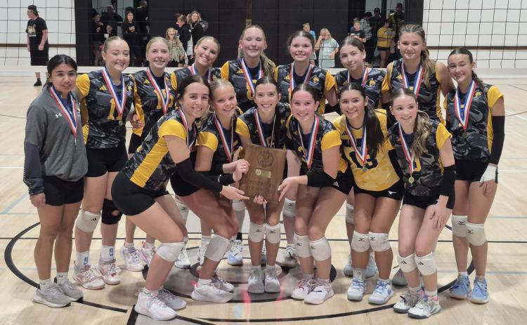 Above: CRC 2026 volleyball champs, the Shelby-Rising City Huskies! They won in four sets against Osceola in the championship game. Below: CRC 2026 runner up, the Osceola Bulldogs! PCN photos by Ken Kush. Turn to page 8 (sports) for more CRC volleyball coverage.