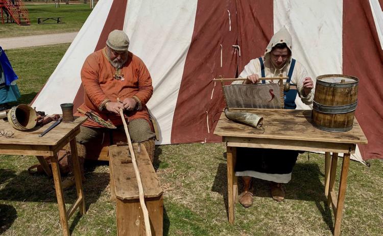 The Glomesdal Vikings from Oklahoma will bring unique entertainment to this year’s Swedish Festival. They will be in the square on Saturday afternoon. Photo provided.