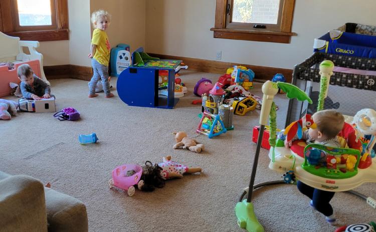 Children play at a Stromsburg daycare on Monday. Area parents struggle to find daycare options. PCN photo by Beth Sparrow