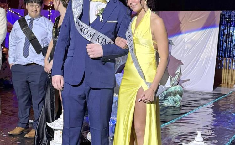 Shelby-RC High School held their prom over the weekend. Crowned King was Coy Vrbka, while the Queen was Kendall Nickolite. Photo was provided