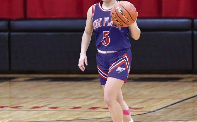 Gahvi Lesiak dribbles the ball down the court. PCN file photo by Rick Holtz.