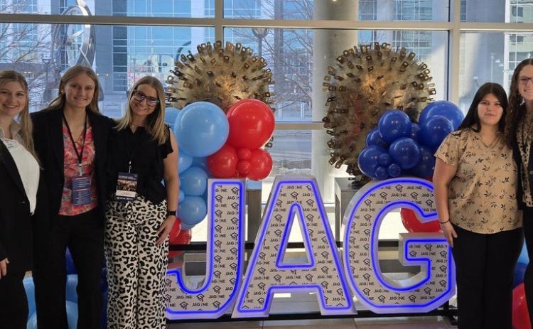 Osceola JAG (Jobs for American Graduates) was a top 20 finalists of 87 programs and were able to attend the annual Career Development Conference. Attending the conference with Ms. Mumm was Layla Page, Taytum Tonniges, Khloe Rice, and Kimbree Page (pictured) and Not pictured: Halee Peterson, Lily Crane and Jessalyn Priest. Photo was provided.