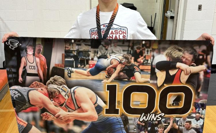 Right: Devin Nuttelman chalked up his 100th win on Saturday. Photo provided.