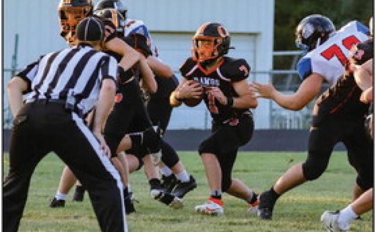 Matt DeMers runs this in for a touchdown. PCN photo by Blaine Winslow.