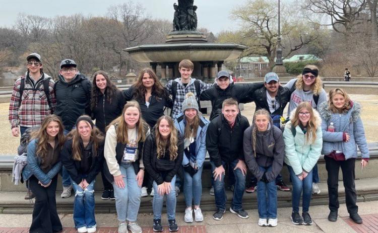 A group of Shelby-Rising City students have returned home after traveling to the East Coast for Spring Break as part of a WorldStrides trip. Shelby-Rising City Schools photo