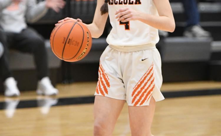 Rori Wieseman finished with 5 assists for Osceola on Thursday against Heartland. PCN photo by Rick Holtz