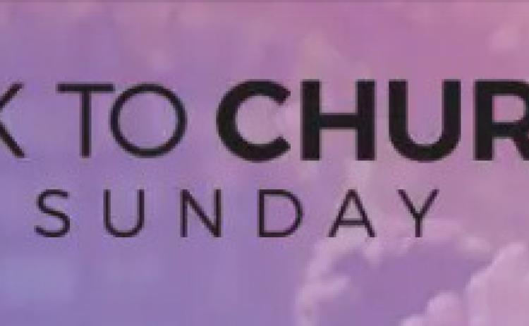 Back to Church Sunday