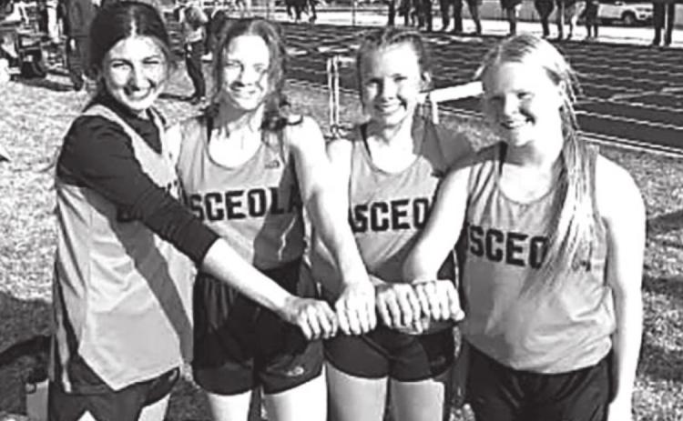 Congrats to Rori Wieseman, Fayth Winkelman, Savanna Boden and Janna Roberts on breaking the school record in the 4x100m relay with a time of 51.8! This was at the track meet at Twin River on Thursday, April 21st.
