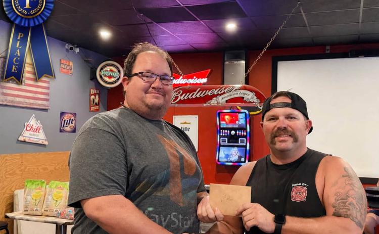 The 3rd Annual BBQ rib cook-off sponsored by Buresh Catering &amp; Meats took place Saturday. This year they had 13 entries! Judging took place at The Wetlands Bar and Grill. 1st: Adam Giddings (pictured) and 2nd: Grandpa D’s. Photo provided.