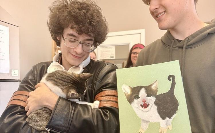 Painting Animals Up for Adoption