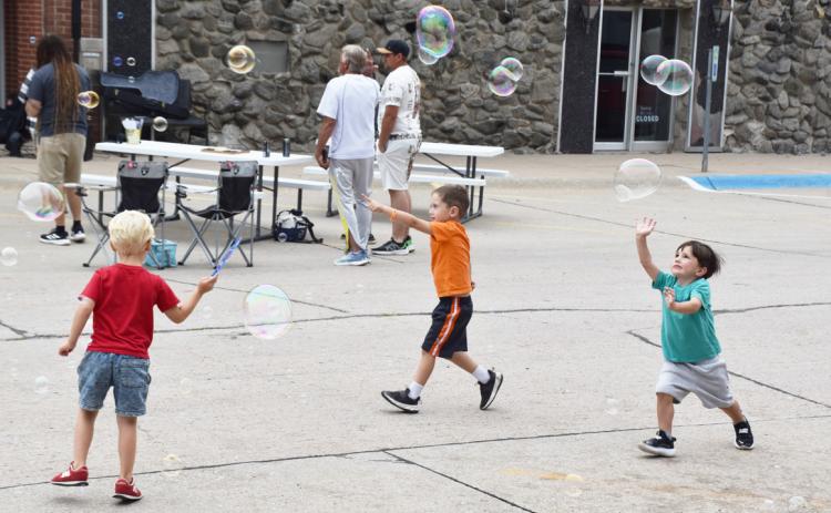 The Shelby Farmers Market offers games for the kids, live music, several places where you can purchase different things as well as market items. PCN photos by Beth Sparrow.