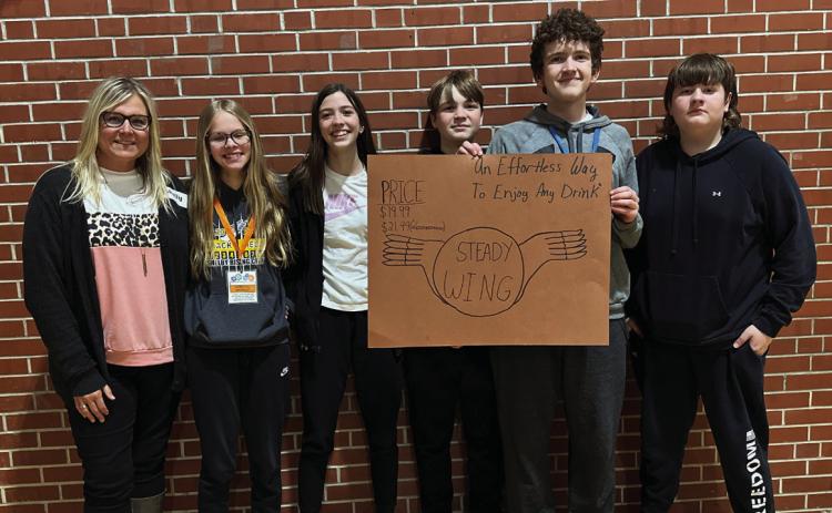 Steady Wing (comprised of Shelby-Rising City students) won the People's Choice Award as voted by the other Cross County, Osceola and Shelby-Rising City eighth grade students. PCN photos by Rick Holtz