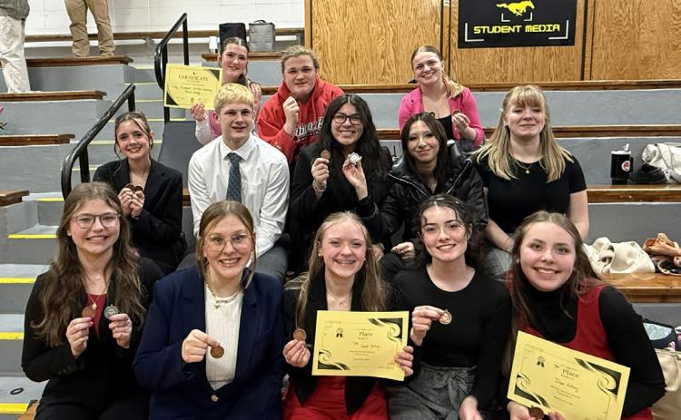 The Cross County Cougars brought home several medals and a third-place overall finish at the McCool Junction Invitational. Photo was provided.