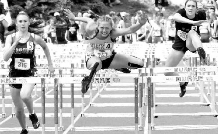 SRC Junior Liberty Baker finished second in the 100-meter hurdles on Saturday.