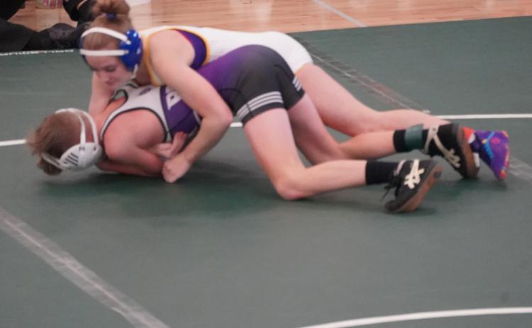 Bailey Turpitt is the SRC returning wrestler for the Blue River girls. PCN file photo.