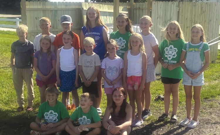 This year’s Classy Clovers 4-H members are pictured. Photo provided.
