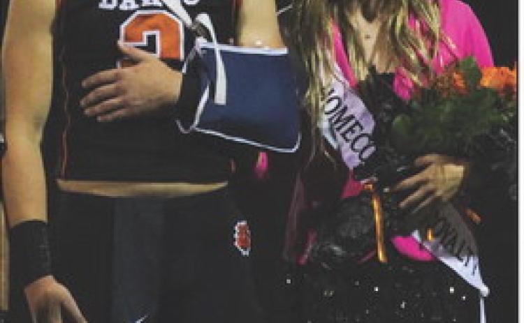Kale Gustafson was crowned king and Emma Recker queen at Osceola’s 81st homecoming. Turn to the Osceola page for parade photos. PCN photo by Blaine Winslow.
